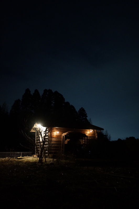 夜の小屋