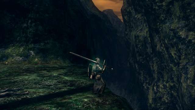 PC 版 DARK SOULS with ARTORIAS OF THE ABYSS EDITION（Prepare To Die Edition） DSfix スクリーンショット、エリア 王家の森庭（Royal Wood） 黒竜カラミット 撃破後