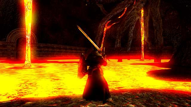 PC 版 DARK SOULS with ARTORIAS OF THE ABYSS EDITION（Prepare To Die Edition） DSfix スクリーンショット、エリア 混沌の廃都イザリス（Lost Izalith）