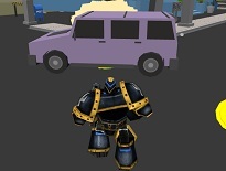 人型ロボットが街で暴れる破壊アクションゲーム【Robot Hero: City Simulator 3D】