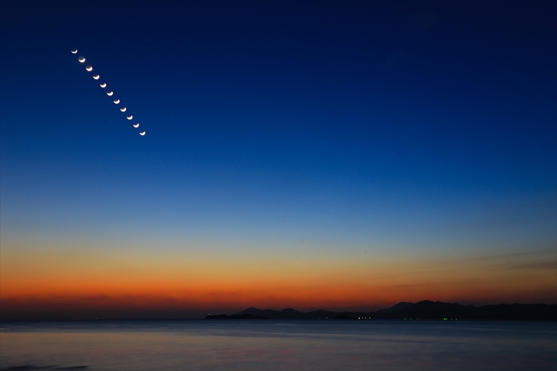 夕景から月のしずみ-6D