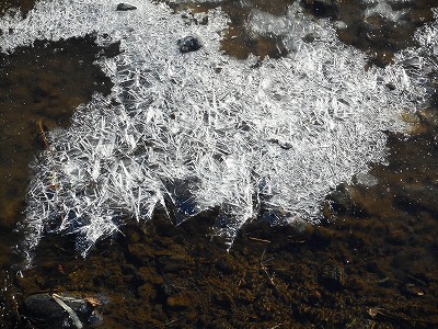 滝川の氷（H30,1,26)