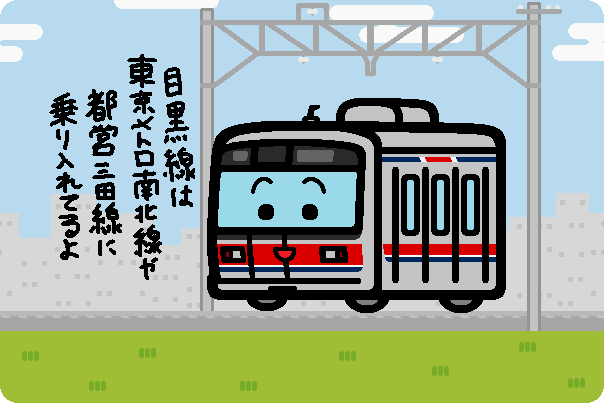 ♪◆東急電鉄◆車両＆行先表示　A4クリアファイル　目黒線　3000系 - 5