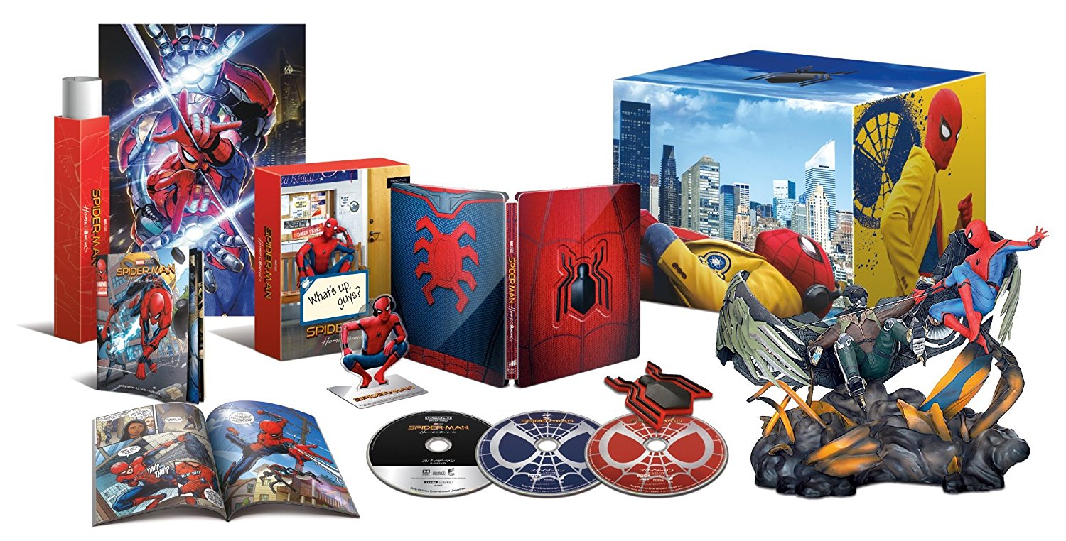 スパイダーマン:ホームカミング プレミアムBOX スチールブックsteelbook