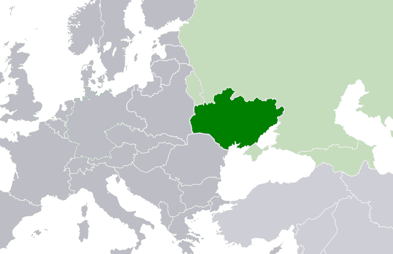 ウクライナ人民共和国の領域（1922年）