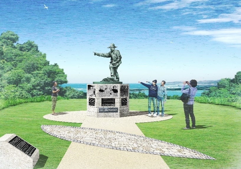 ジョン万次郎上陸之地記念碑、銅像 (2)