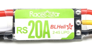 Racerstar RS20A 20A BLHELI_S OPTO 2-4S ESC_s