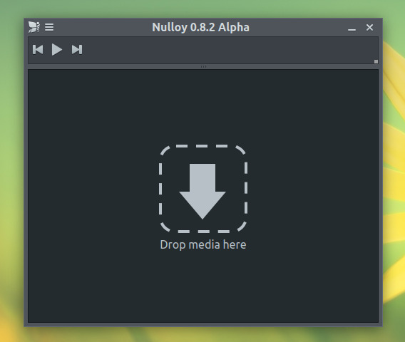 Nulloy Ubuntu 音楽プレイヤー 楽曲のフォルダを開く