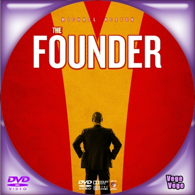 ファウンダー ハンバーガー帝国のヒミツ | ベジベジの自作BD・DVDラベル