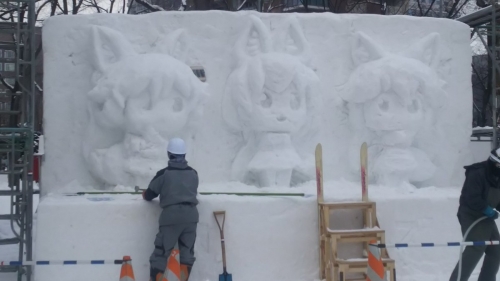 【画像・小ネタ】『さっぽろ雪まつり』×『けもフレ』コラボの吉崎絵が公開される！！ ユキネもフレンズになる